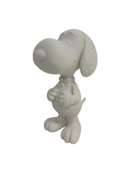 3D Figure – Snoopy the Dog in Retro Minimal Style