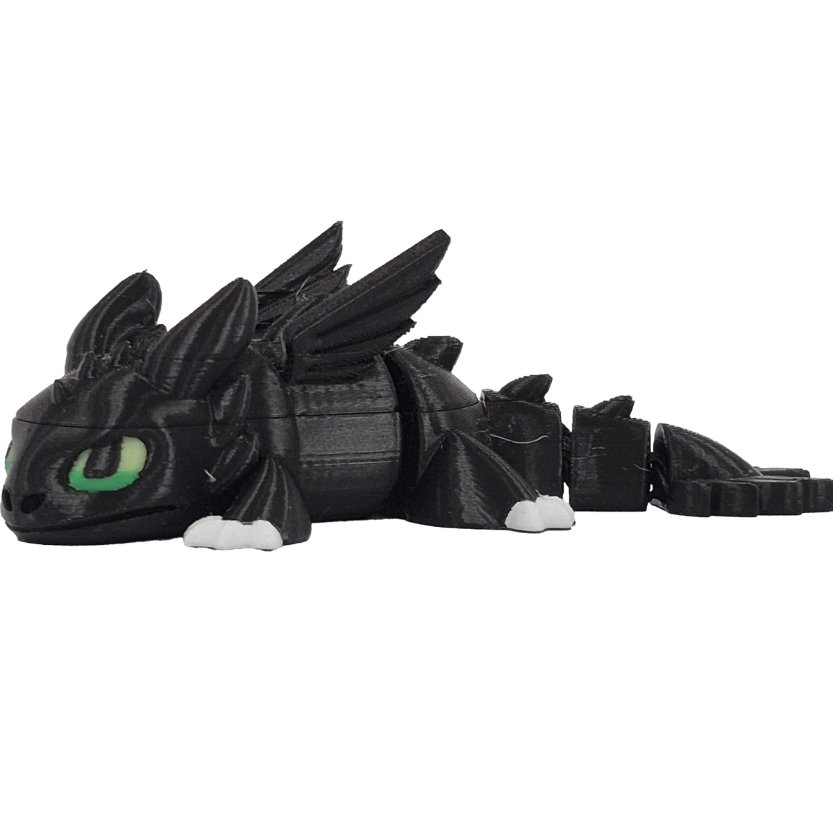 Toothless Keychain - 3D with Moving Elements