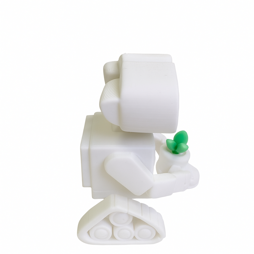 3D Printer WALL-E Figure – Iconic Robot with Plant