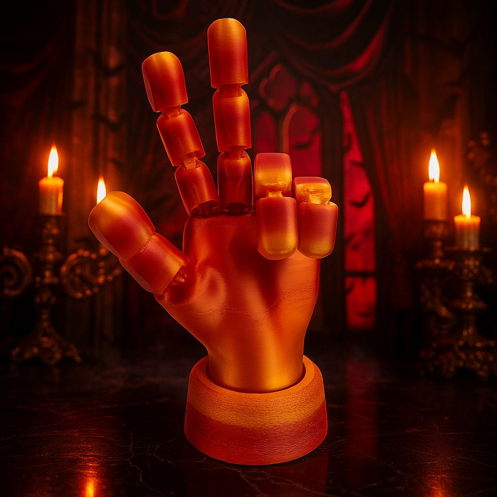 Hand Figurine with Moving Elements - 3D Printing