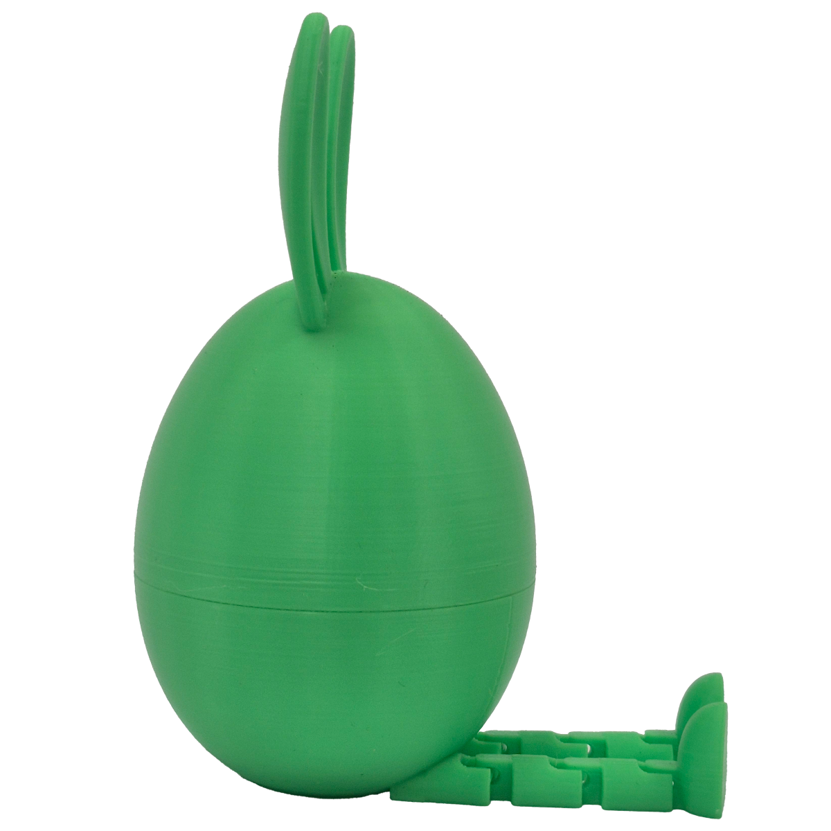 Green Egg-Bunny 3D – Easter Figurine with Movable Legs