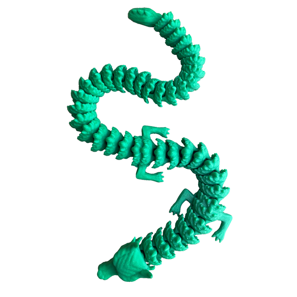 Chinese Dragon with Moving Tail - 3D Figure